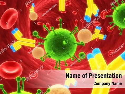 Cells Of Immunity Powerpoint Template Cells Of Immunity Powerpoint