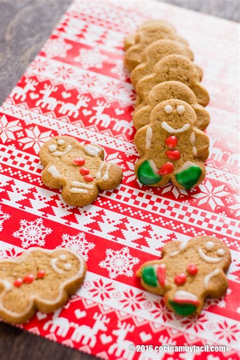 Una variedad increíble de recetas de galletas a tú alcance en un sólo movimiento de ratón. Galletas de jengibre. Receta para Navidad | Cocina Muy Facil