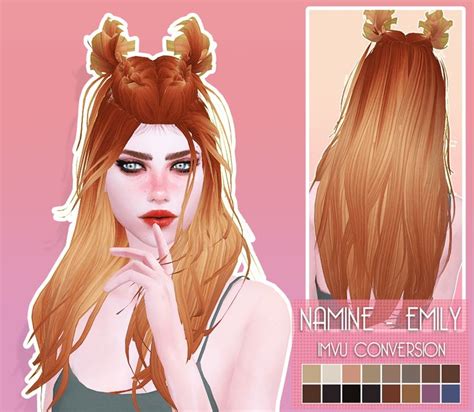 Down With Patreon The Sims 4 Patreon Namine Hair Sims Sims 4