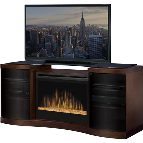 Dimplex Acton 72 Inch Electric Fireplace Media Console With Glass
