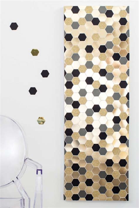 It looks very professional and complicated but it is actually super simple to do! 37 Awesome DIY Wall Art Ideas for Teen Girls - DIY ...