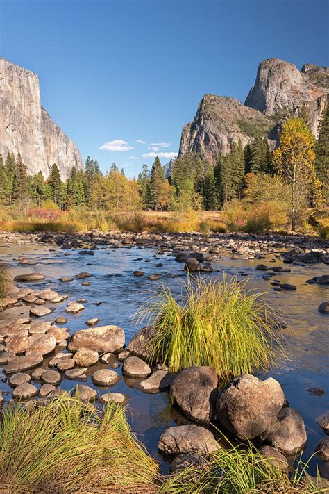 Merced River In Yosemite Valley By Adam Burton Robertharding