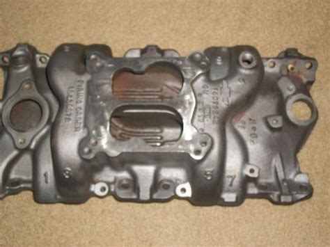 Buy Clean Sbc Cast Iron Bowtie Intake Manifold Imca Small Block Chevy