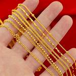 Saudi 24K gold ladies necklace - Shopee Philippines