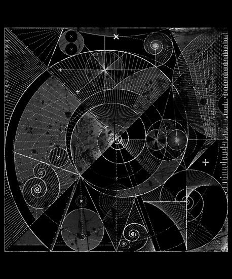 Used in math, art, philosophy and science. "Fibonacci Spiral, Golden Ratio, Sacred Geometry" Posters ...