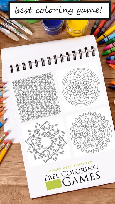 Every picture is available in three modes: App Shopper: Free Coloring Games for Adults Stress Relief ...