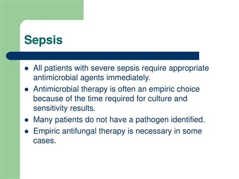 Ppt Treatment Of Sepsis Powerpoint Presentation Free Download Id