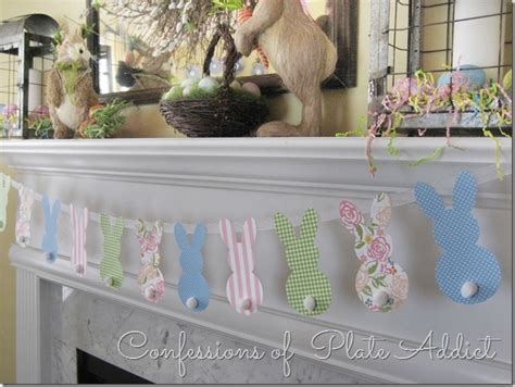 Confessions Of A Plate Addict My Whimsical Easter Mantel
