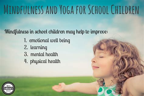 Mindfulness And Yoga For School Children Your Therapy Source