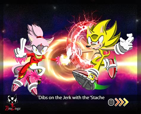 Super Sonic And Burning Blaze Vela Nova By Brodogz On Deviantart
