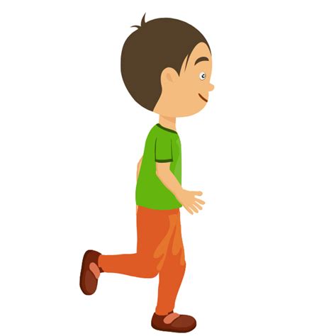 Cartoon Boy Walking Cycle On Lottiefiles Free Lottie Animation