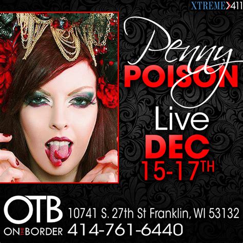 Penny Poison Live Dec 15th 17th At On The Border Franklin Strip