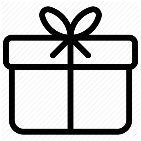 We do our shopping almost every day. Box, e-commerce, gift, gift-box, line-icon, present ...