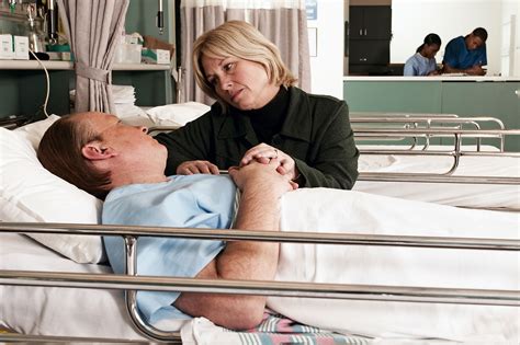 Dying Person In Hospital Bed