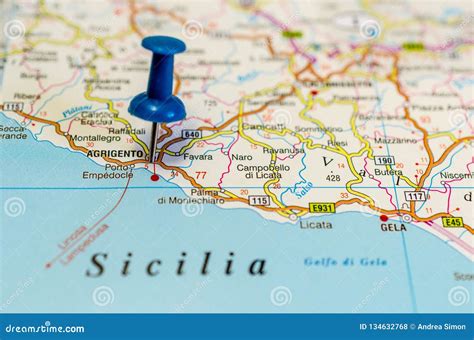 Conspiración Consulado Planta De Semillero Agrigento Sicilia Mapa