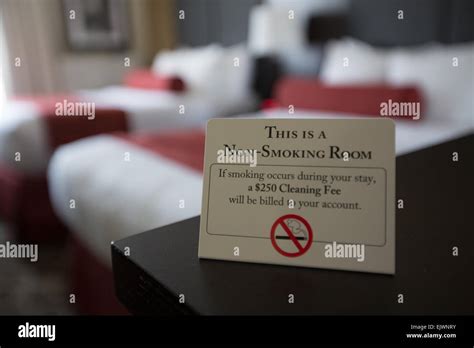 Non Smoking Room Sign Hotel Hi Res Stock Photography And Images Alamy