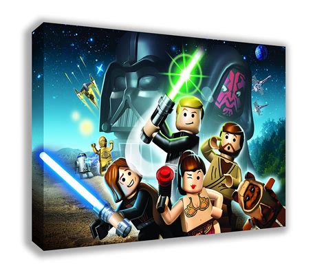 Lego Star Wars The Complete Saga Canvas Wall Art
