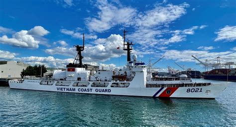 Us Sponsored John Midgett Coast Guard Ship En Route To Vietnam