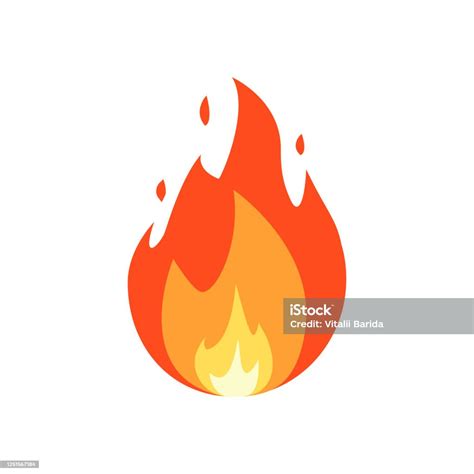 Fire Vector Isolated Stock Illustration Download Image Now Fire