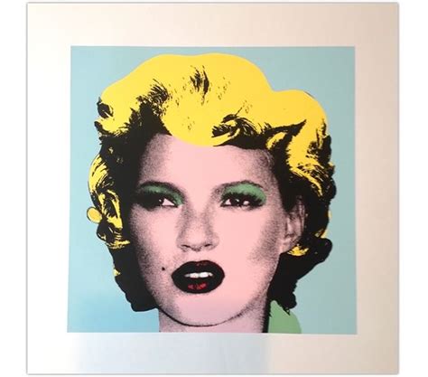 Chico with honeyworks 14thシングル『冒険のvlog』 music video. Banksy "Kate Moss Original Color WCP Reproductio" 販売 ー NOISEKING ノイズキング