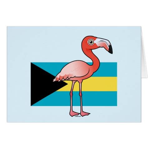 Ts With National Bird Of Bahamas American Flamingo