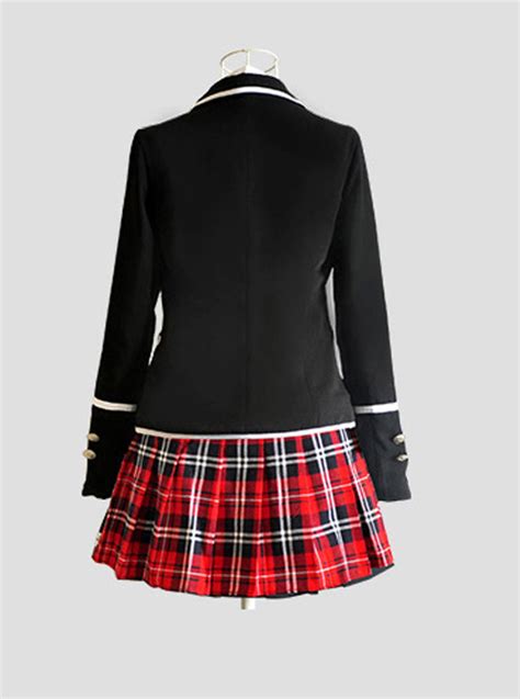 Middle School Students High School Students Uniform Suit Black Jacket