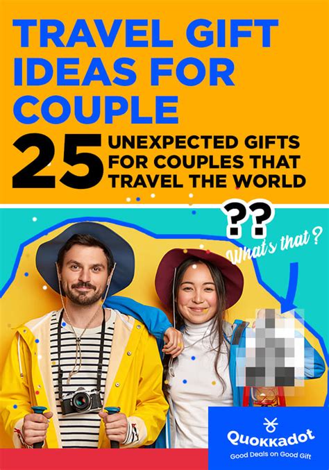 Unexpected Gifts For Couples That Travel The World Quokkadot