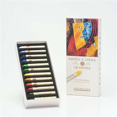 Sennelier Oil Pastel Introductory Set 12 The Drawing Room