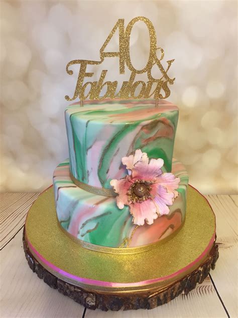 Unique 40th Birthday Cakes