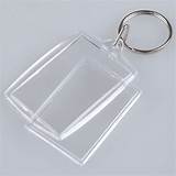 Plastic Keychain Picture Frame Pictures