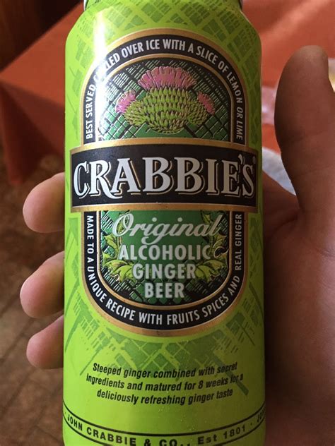 Das Bier Lexikon Crabbies Original Alcoholic Ginger Beer