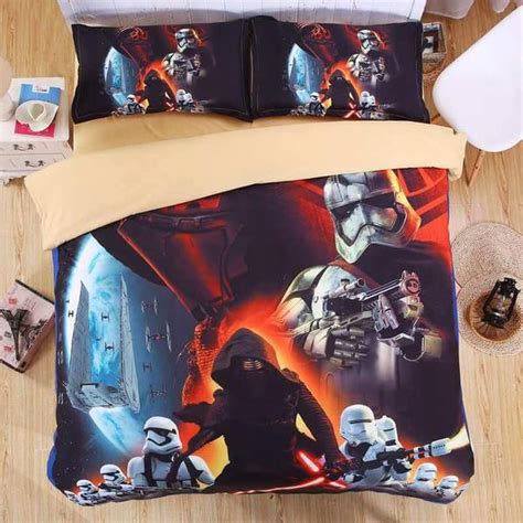 3d Duvet Cover Set Star Wars 4pcs Bedding Set Flat Sheets Pillowcase