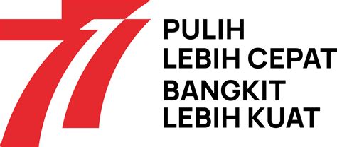Logo Hut Ri Ke 77 Png Transparent Tema Hut Ri 2022 Images And Photos