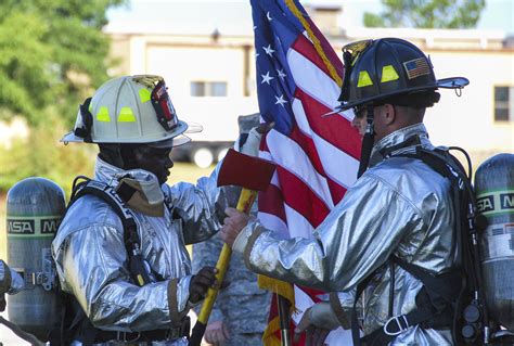 Reserve Firefighters Pay Tribute To 911 Comrades Us Air Force