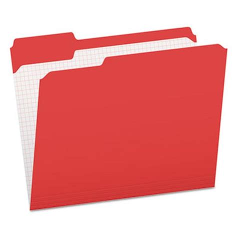 Double Ply Reinforced Top Tab Colored File Folders 13 Cut Tabs