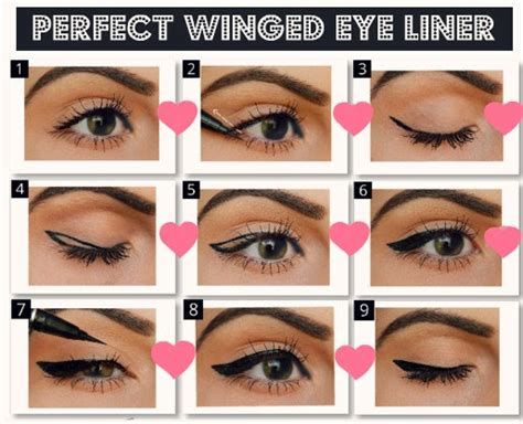 2015 Perfect Winged Eyeliner Tutorial Step By Step Eyeliner Tutorial