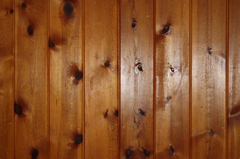 Knotty Pine Wood Wall Paneling Texture Picture Free Photograph
