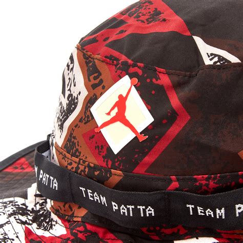 Air Jordan X Patta Jumpman Bucket Hat Black And Multi End Ca