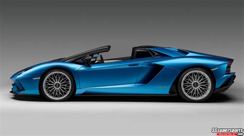 Lamborghini Aventador S Roadster Side View Top Down Sssupersports