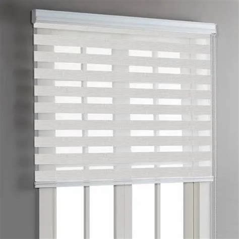 White Pvc Zebra Window Blind At Rs 150square Feet Window Blinds In