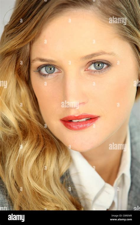 Close Up Portrait Dainty Blonde Hi Res Stock Photography And Images Alamy