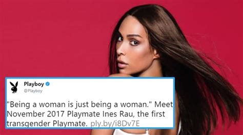 Playboy Magazine Introduces Its First Transgender Playmate Ines Rau Fashion News The Indian
