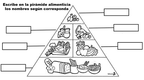 Pirámide alimenticia nutricional Para Niños Con actividades 2019 2020