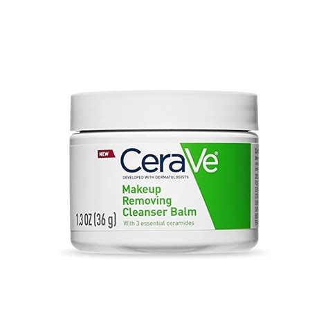 Cerave Cleansing Balm Hydrating Makeup Remover With Ceramides And Plant Based Jojoba Oil For