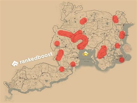 Red Dead Redemption 2 Cardinal Locations Crafting Legendary Materials