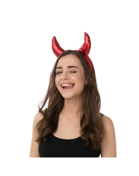 Devil Horns On Headband