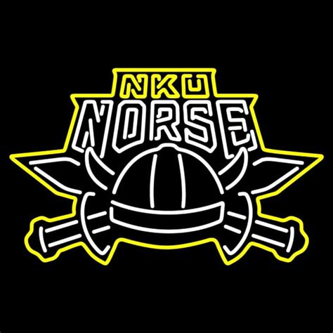 Custom Northern Kentucky Norse Primary Pres Logo Ncaa Neon Sign Neon
