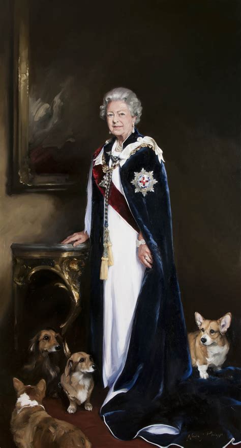 Queen elizabeth ii has a new royal portrait, and there's one detail that makes it very different from her others. Queen Elizabeth portraits | accentBritain