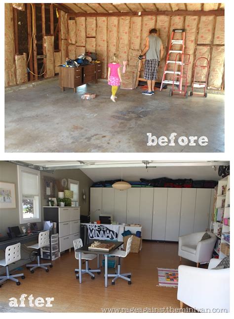 It's important to check local building codes while planning to convert a garage, since there are many rules that affect how the room can be built. BEFORE & AFTER: converting our garage into an office/playroom | Rage Against The Minivan
