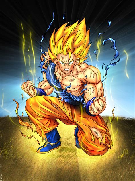 Also if you can download a resized wallpaper to fit to your display or download original image. Super Saiyan Wallpaper (77+ images)